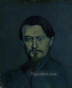 パブロ・ピカソ Painting - マテウ・フェルナンデス・デ・ソトの肖像2 1901年 パブロ・ピカソ